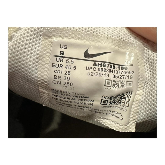 Nike Air Max 270 Shoes Womens Size 9 White Mesh Running Sneakers AH6789-100 - Picture 11 of 12